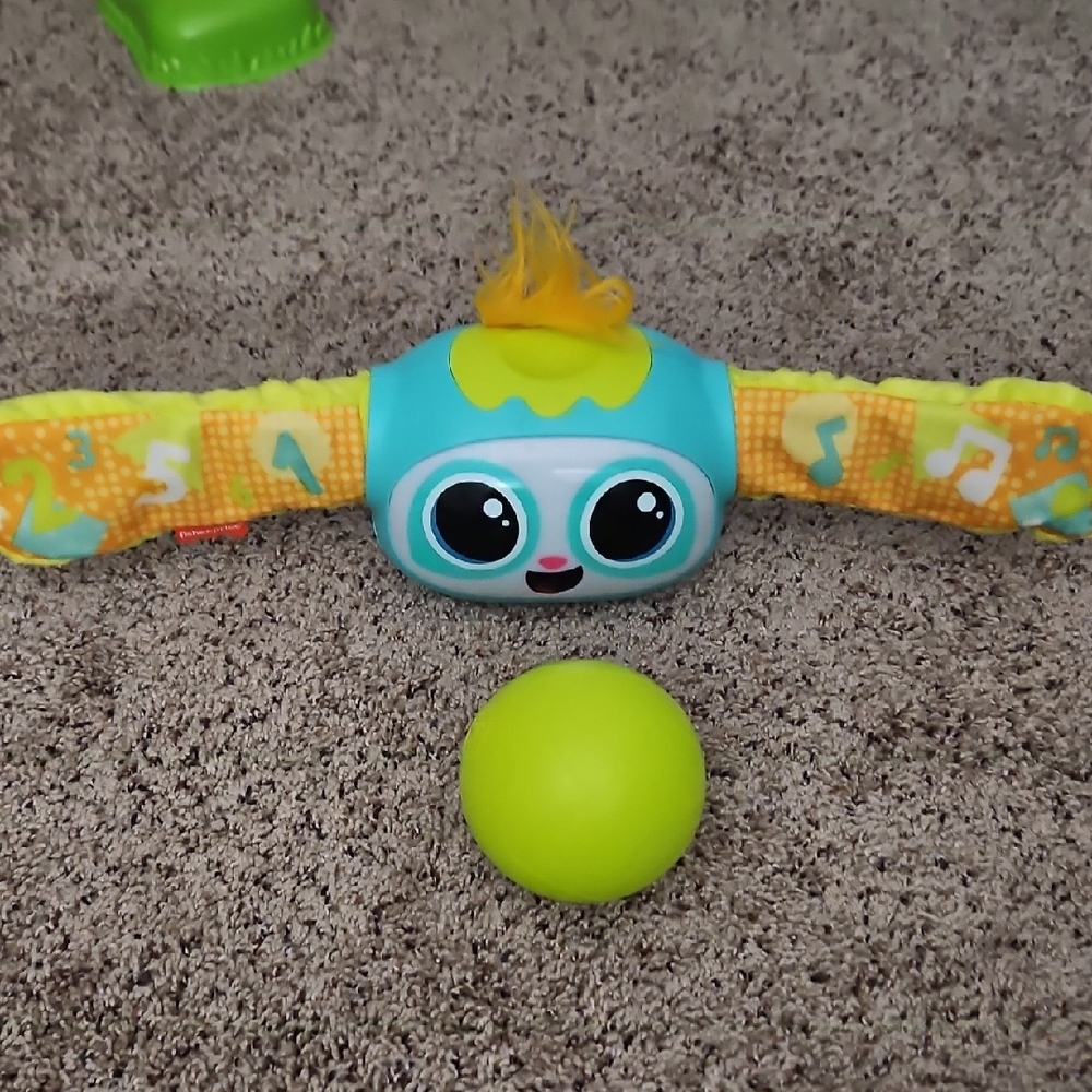Fisher-Price Musical Owl Toy - Blue and Yellow